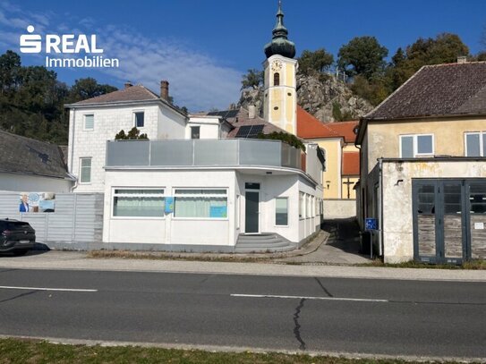 Büro-Praxis: gut sichtbar an der Donau Bundesstraße in Marbach an der Donau