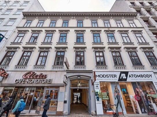 Büro auf der MARIAHILFER STRASSE - Sanierung nach Wunsch!