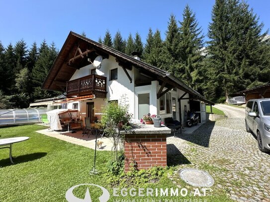 6020 Innsbruck, Hötting ; uriges, gepflegtes, Einfamilienhaus in absoluter Alleinlage mit Swimmingpool ! Ruhelage ! Gar…