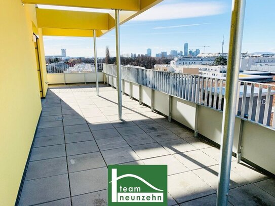 LEO 131 - Hochwertige 3-Zimmer Wohnung mit großer West-Terrasse nahe Siemensstraße Bahnhof und Parkanlagen! Ab Juli 2025