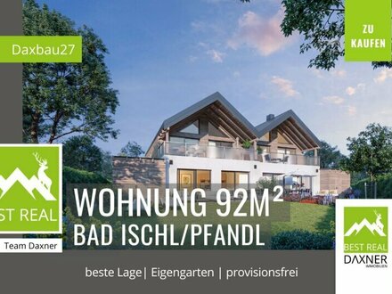 Wohnbauprojekt Daxbau27/2: Gartenwohnung in sonniger Toplage von Bad Ischl