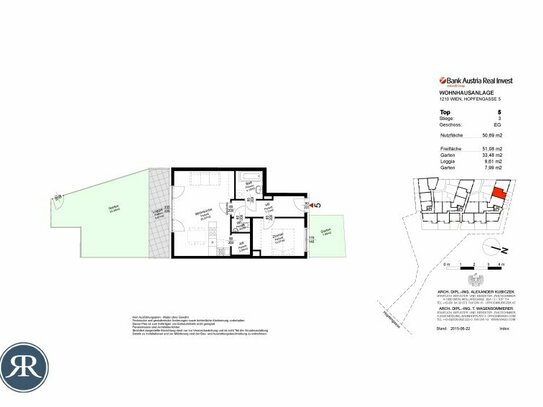 2-Zimmer im EG mit Garten/Loggia - Top 305 (AB JULI)