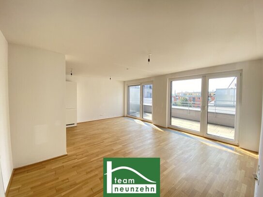 Tolle Neubauwohnung mit großer Fensterfront und Terrasse! – in 6 Min. zum Bahnhof Floridsdorf – inkl. Einbauküche und t…