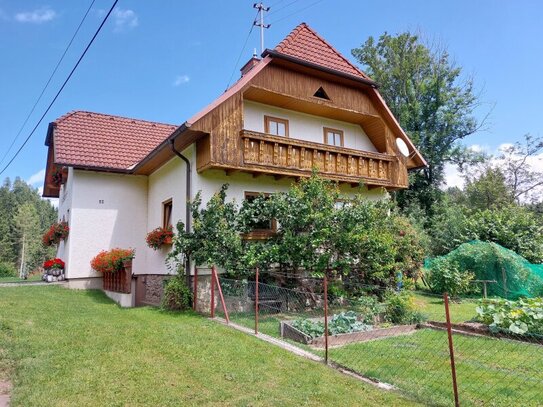 2 ha Liegenschaft in traumhafter Lage (Naturpark Zirbitzkogel-Grebenzen) mit Haus, Stall und Garage