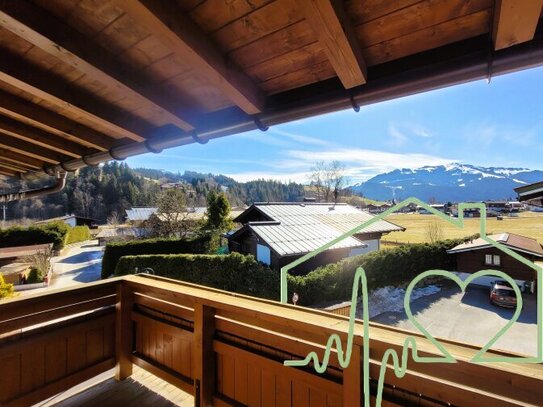 Traumwohnung in Toplage: Dachgeschoß mit Balkon & Garage in Reith bei Kitzbühel!