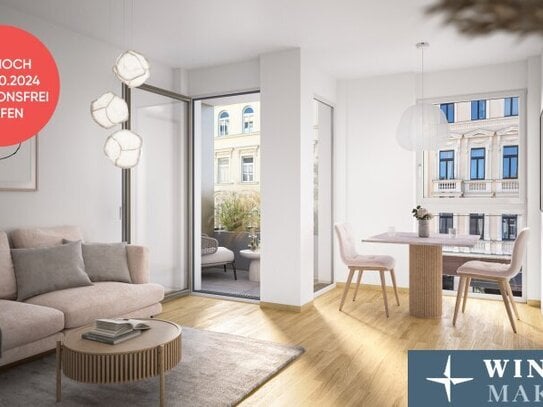 Nachhaltiges Wohnen beim Yppenplatz - Moderne 2-Zimmer-Wohnung mit Loggia - Provisionfrei