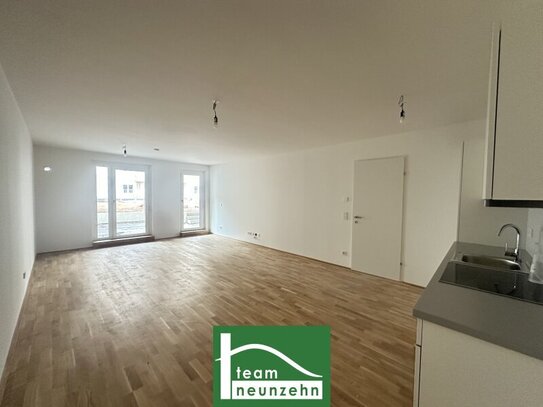 Erstbezugs-Gartenwohnung mit über 200m² Garten bei der U3 Kendlerstraße mit Küche!