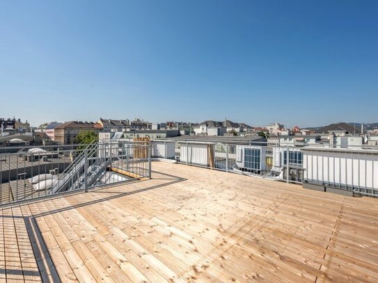 ++FonteFlats++ Fantastischer 4-Zimmer Dachgeschoss-ERSTBEZUG mit großartiger Dachterrasse