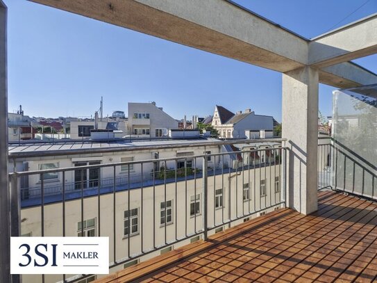 Dachmaisonette mit Terrasse und Taumblick nähe Schlossquadrat!