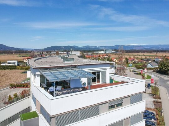 *** Exklusiv *** Traumhaftes Penthouse mit großer Terrasse und Blick auf die Karawanken