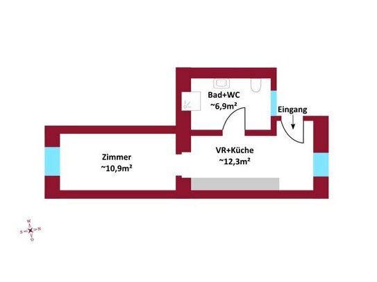 Praktische Raumaufteilung I Separate Küche I nahe Schönbrunn I U4, U6, Meidlinger Markt!