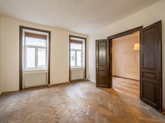 ++Hofruhelage++ Sanierungsbedürftige 3-Zimmer Altbau-Wohnung - zentrale Lage!