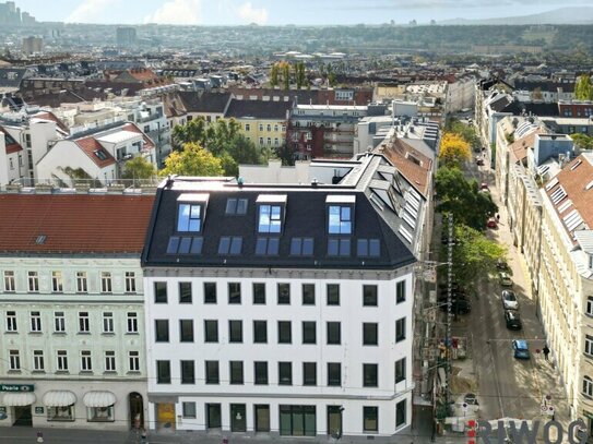 3-Zimmer Dachgeschoss-Maisonette Wohnung mit Balkon und südseitiger Innenhofterrasse | Schönbrunn-/Glorietteblick | Fer…