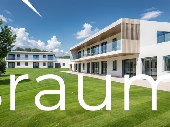 Modernes Wohnen in Pusarnitz. Wohnungen mit Grünfläche oder Panoramaterrasse. Neubau.
