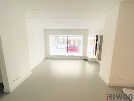 GESCHÄFTSLOKAL FÜR VERSCHIEDENE BRANCHEN || 101 M² || GROSSE AUSLAGENFRONT || TOP LAGE || NÄHE JOSEF-STRAUSS-PARK