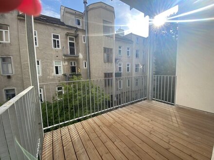 Sonnige Eleganz im historischen Wiener Flair: Wohnung mit südseitigem Balkon