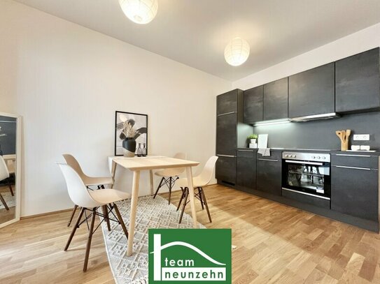 Klimatisierte 1.5 Zimmer Erstbezugs-Dachgeschosswohnung bei der U3 Kendlerstraße mit Küche!