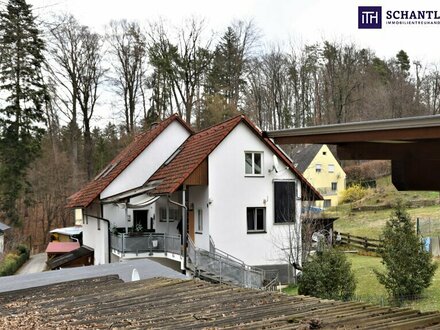 Heimkommen in Hart bei Graz: Vielseitiges Ein- oder Zweifamilienhaus mit großem Garten, Terrasse, Carport, Garage und a…