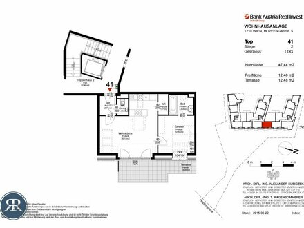 2-Zimmer im 1. DG mit Terrasse - Top 241