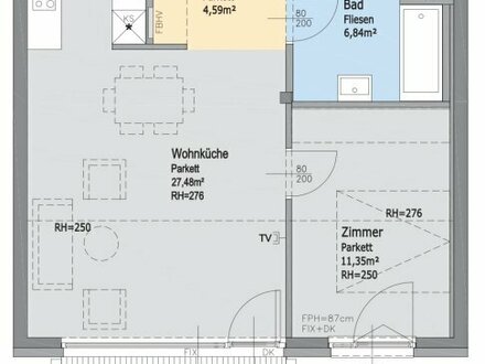 Helle 2-Zimmer Wohnung mit Balkon in Ruhelage (AB FEBRUAR)