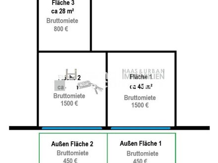 Branchenfreie Geschäftsräume Zu Vermieten - Keine Ablöse