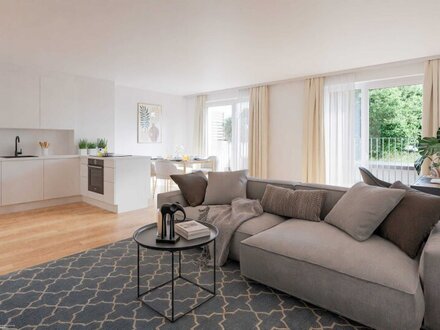 Top 01.02 / Eigentumswohnung 71,77 m² mit Loggia und Garten