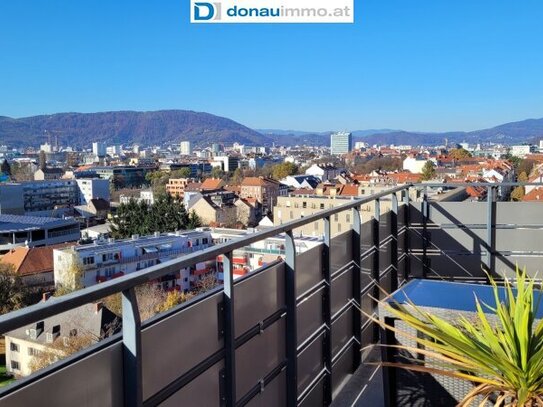 Wunderschöne helle, klimatisierte Wohnung mit TOP-Ausblick Graz im Obergeschoss