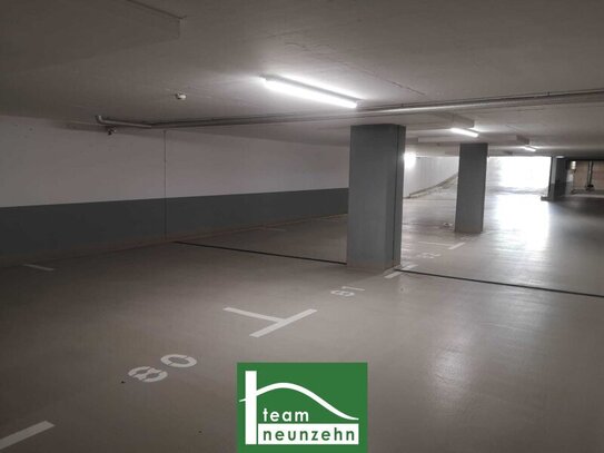 Geschützer PKW Tiefgaragenstellplatz im Zentrum von St. Pölten - zwischen Bahnhof und Klinikum. - WOHNTRAUM