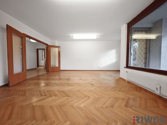 117m² Büro mit 4 - 5 Zimmern und Balkon | barrierefrei | alle Räume zentral begehbar