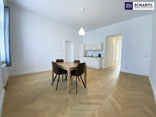 Familien-Hit: Perfekt aufgeteilte 3-Zimmer Wohnung mit zwei Bädern und Balkon Richtung Innenhof! Frisch saniert!