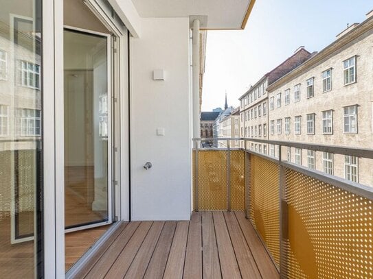 Erstbezug! Moderne 2-Zimmer-Wohnung mit Balkon nahe Donaukanal zu vermieten!