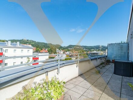 Großzügige 3-Zimmer-Wohnung samt großzügiger Dachterrasse mit Pöstlingbergblick zu vermieten!