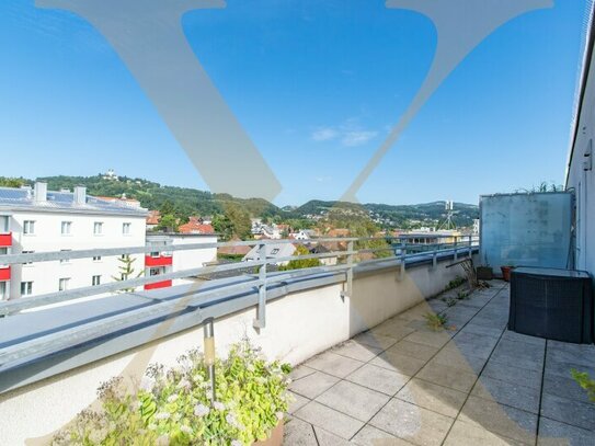 Großzügige 3-Zimmer-Wohnung samt großzügiger Dachterrasse mit Pöstlingbergblick zu vermieten!