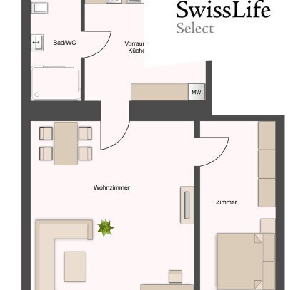 + Lerchenfeld Living-direkt am Gürtel + WIENWOHNUNG mit der U-Bahn vor der Haustüre