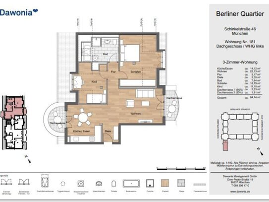 Mietwohnung in München -
	Neubau*Wohntraum in München-Schwabing*