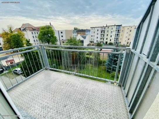 Süd-Balkon, Wintergarten & Mietergarten - 3 Zimmer Wohnung mit Badewanne in Debschwitz!