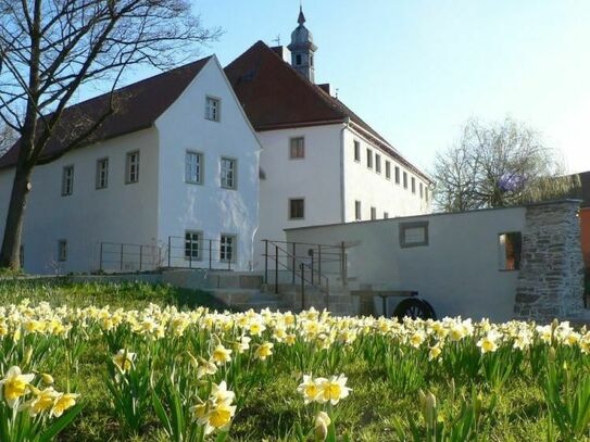 Herrschaftliches Anwesen in Tröstau: Historisches Schloss, ehem. Gastronomie & 4 gepflegte Wohneinheiten - Aufteilung i…