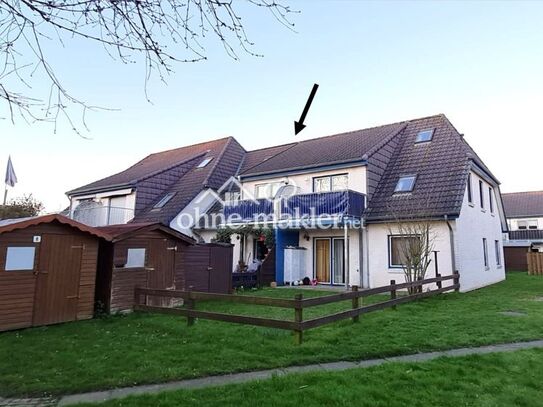 Ferienwohnung zum günstigen Preis: Schöne Maisonettewohnung provisionsfrei bei St. Peter-Ording