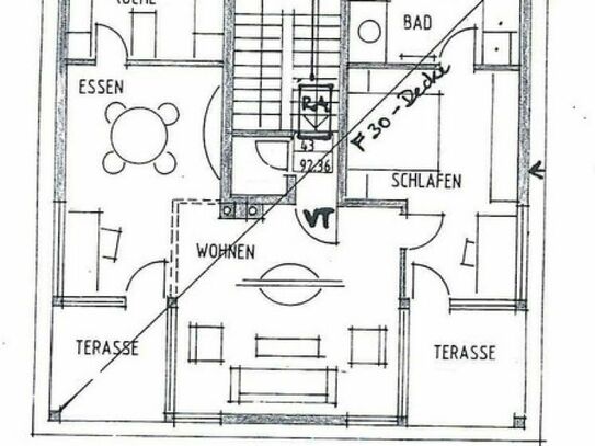 2-zi Penthousewohnung mit zwei Dachterrassen