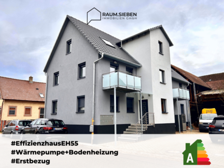 2-Zimmer-Wohnung * PV-Anlage * Wärmepumpe * Bodenheizung * Stellplatz * Keller * in Allmannsweier