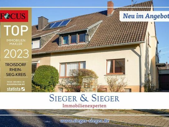 Schönes Zweifamilienhaus mit guter Raumaufteilung in ruhiger Lage von Troisdorf-Oberlar!