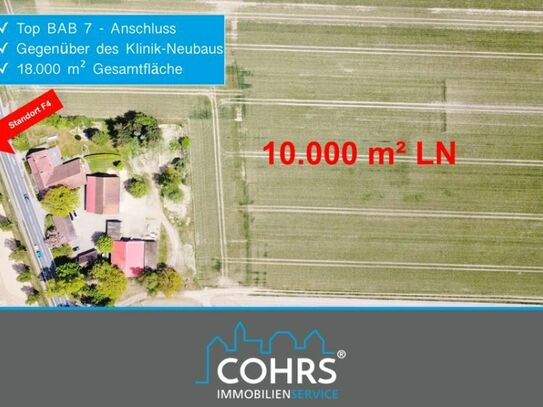 18.000 m² Fläche und Hofanwesen in Bad Fallingbostel/gegenüber Klinik-Neubau