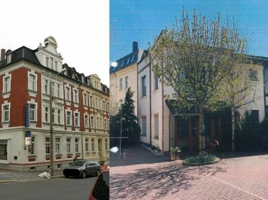 Denkmalschutz - vermietetes Wohn-/Geschäftshaus und Gewerbeobjekt (Clubhaus / Hinterhaus) in Plauen