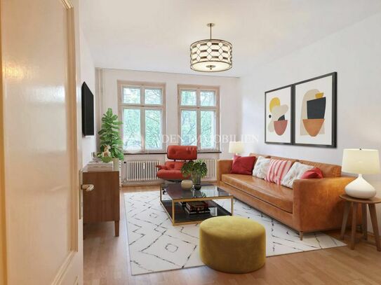 ••• Große 2-Zi.-Wohnung, ca 84 m² mit Balkon ab sofort BEZUGSFREI in Friedrichshain! •••