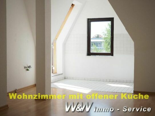 3 Zimmer Dach mit kleinem Balkon