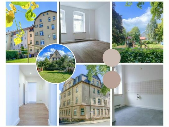 gemütliche 3-Zimmer Wohnung im Erdgeschoss am Rosa-Luxemburg-Park mit Mietergarten, ab 01.06.2024!