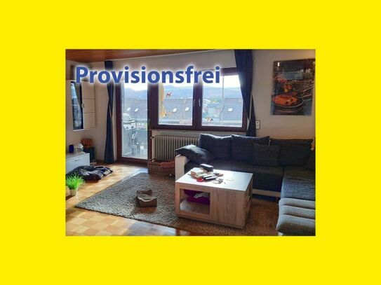 Provisionsfrei! Schön geschnittene 3,5-Zimmer-Wohnung mit Balkon und toller Aussicht