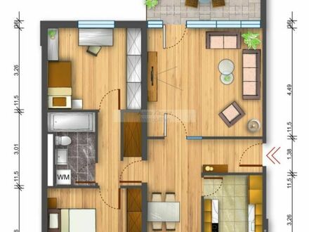 Gemütliches Zuhause mit Effizienz und Komfort: Bezugsfreie Wohnung in Dortmund Aplerbeck