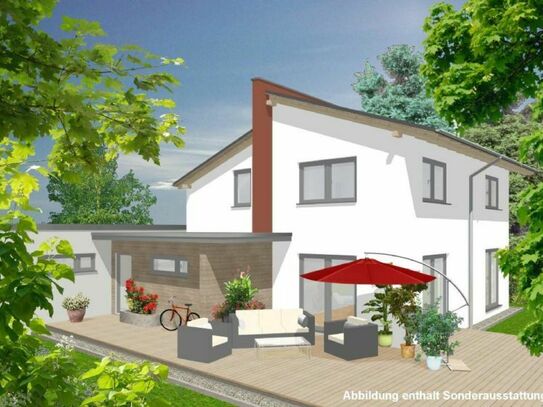 Ihr modernes Einfamilienhaus mit Pultdach in Altchemnitz