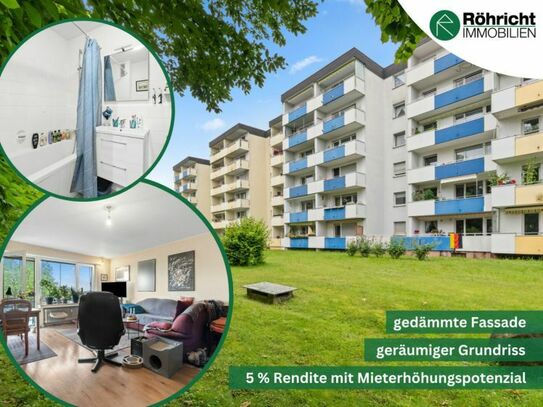Attraktive Kapitalanlage mit 5 % Rendite: Wohnung mit Süd-Balkon in zentraler Lage Köln-Merheim